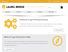 Tablet Screenshot of laurelbridge.com